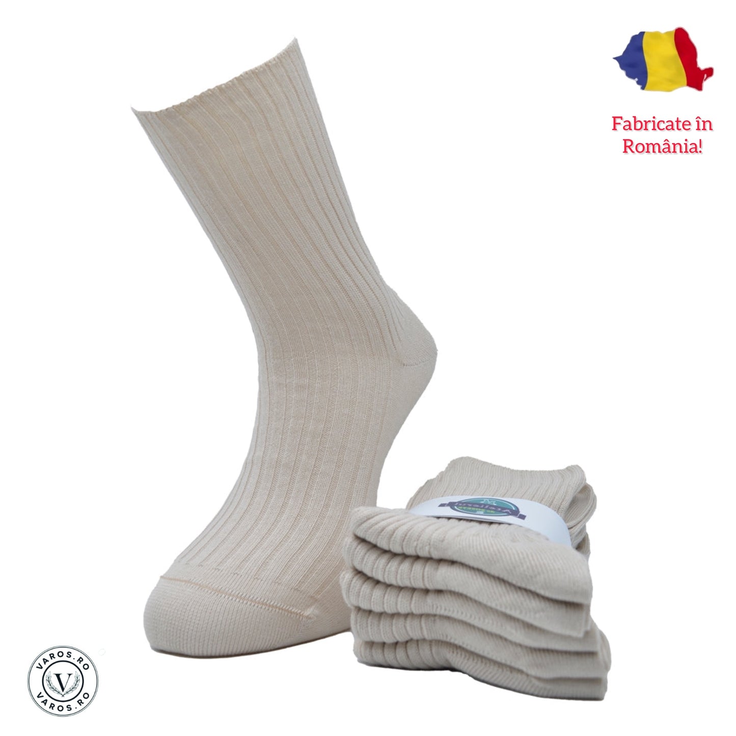 Sosete medicinale din Bumbac 100%, fără cusături, fără elastic